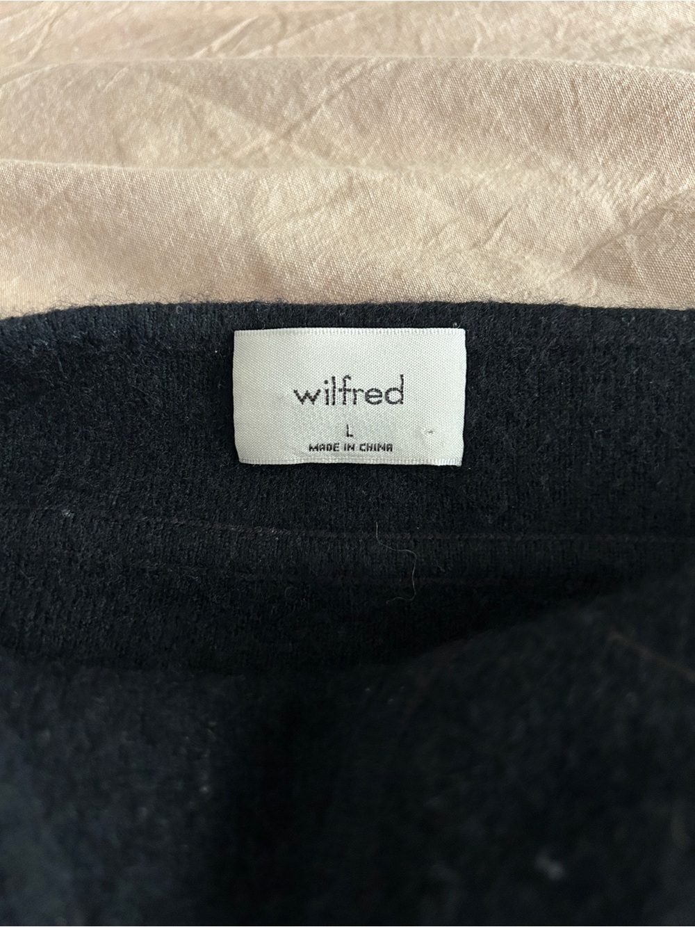 Wilfred Aritzia Sicily Knit Bustier Cami Crop Tank Top Black Size L - Picture 3 of 8